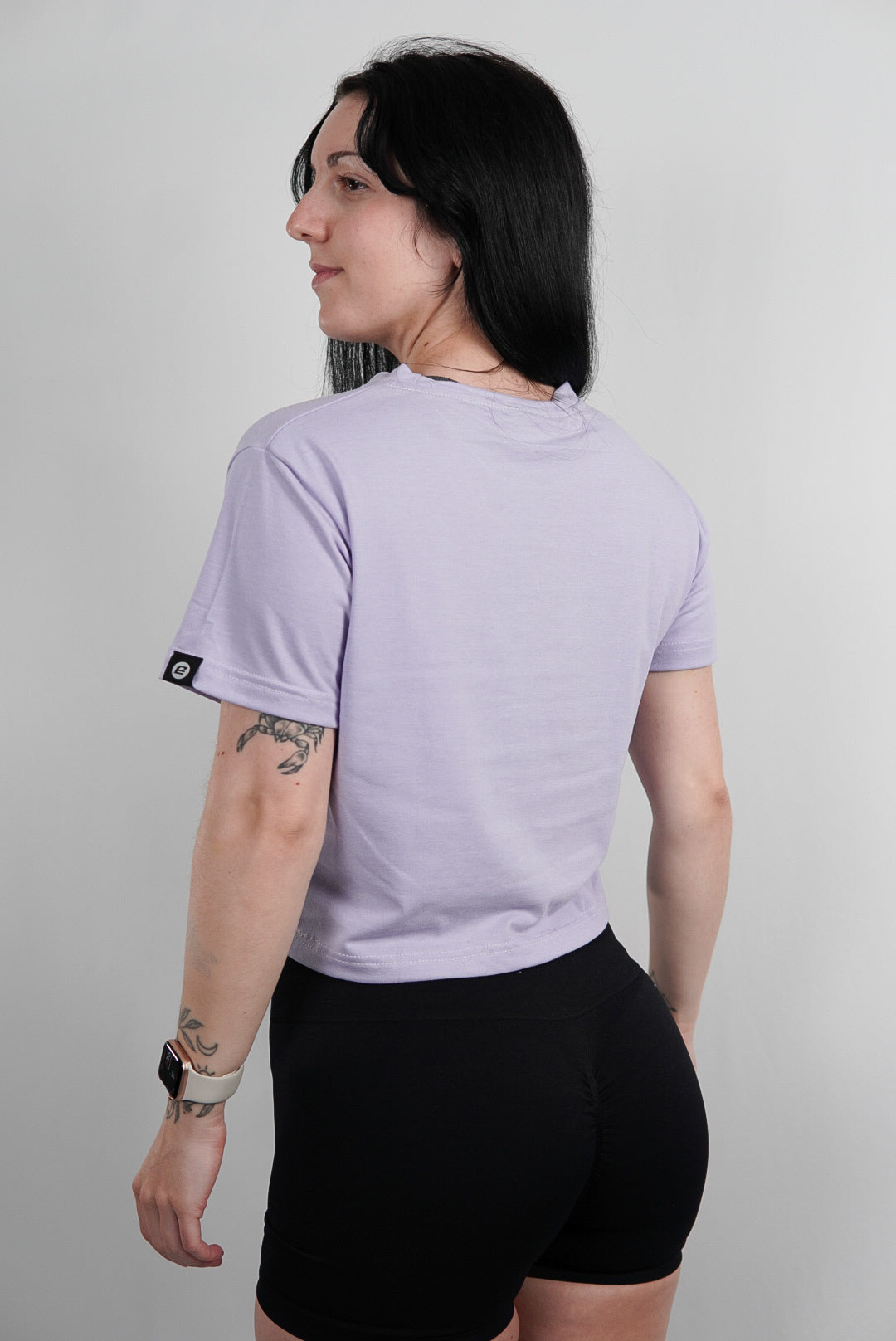 Female Cropped Tee Lavender