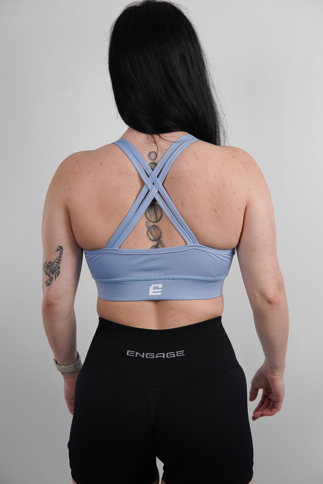 Female Infinity Sports Bra Tidal Blue