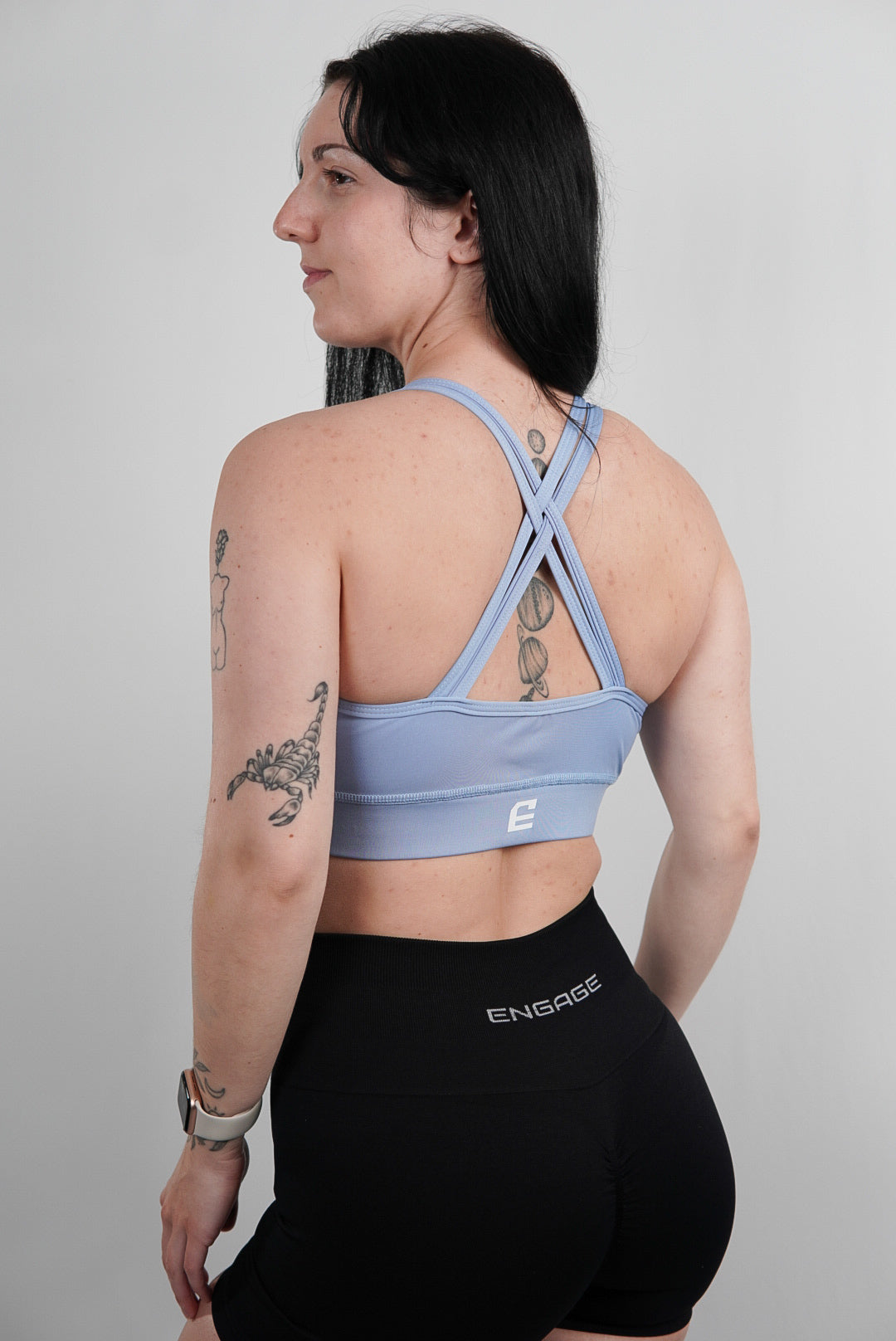 Female Infinity Sports Bra Tidal Blue