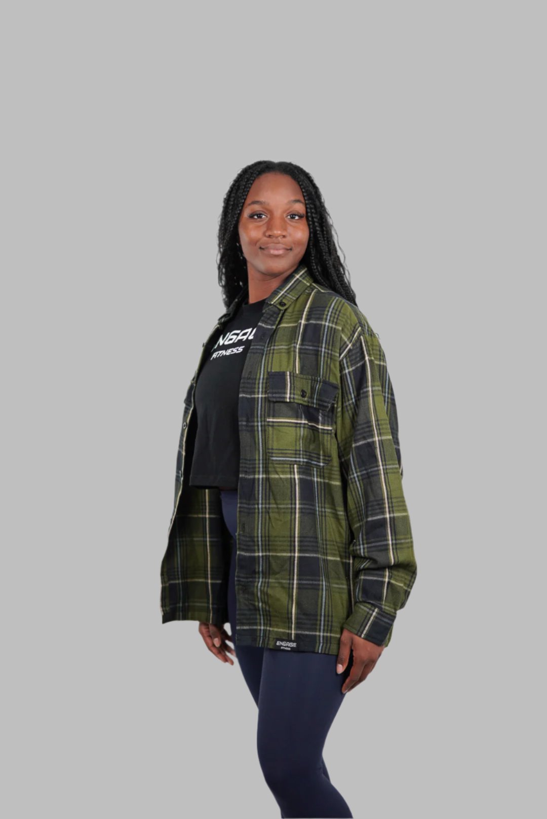 Classic Flannel Woodsy Green Unisex