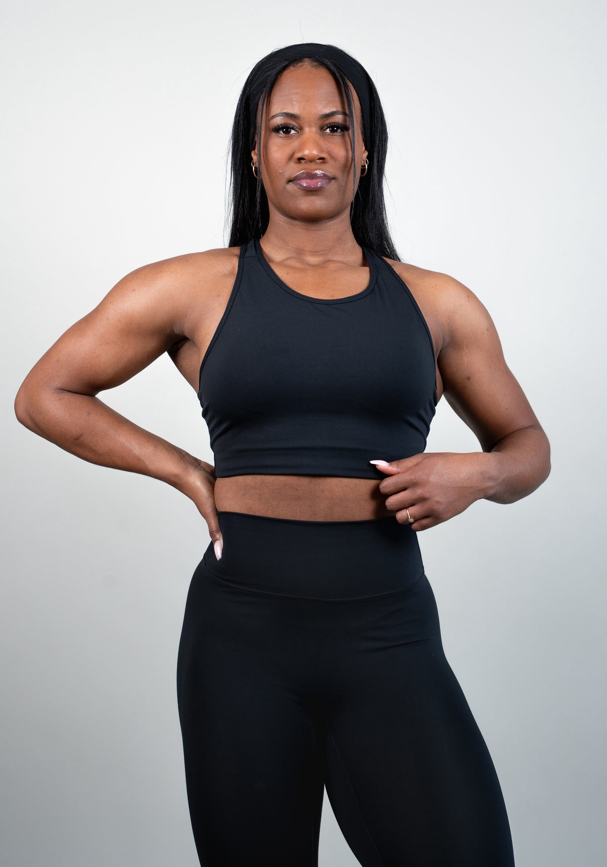 Everyday Crop Tank Black