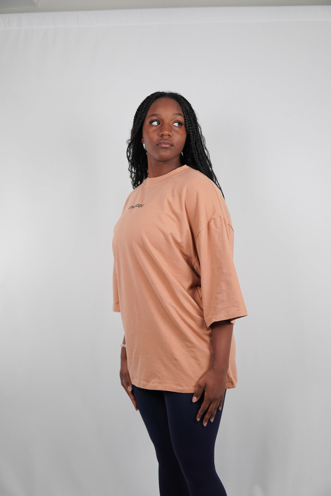 Essential Oversized Tee Cappuccino