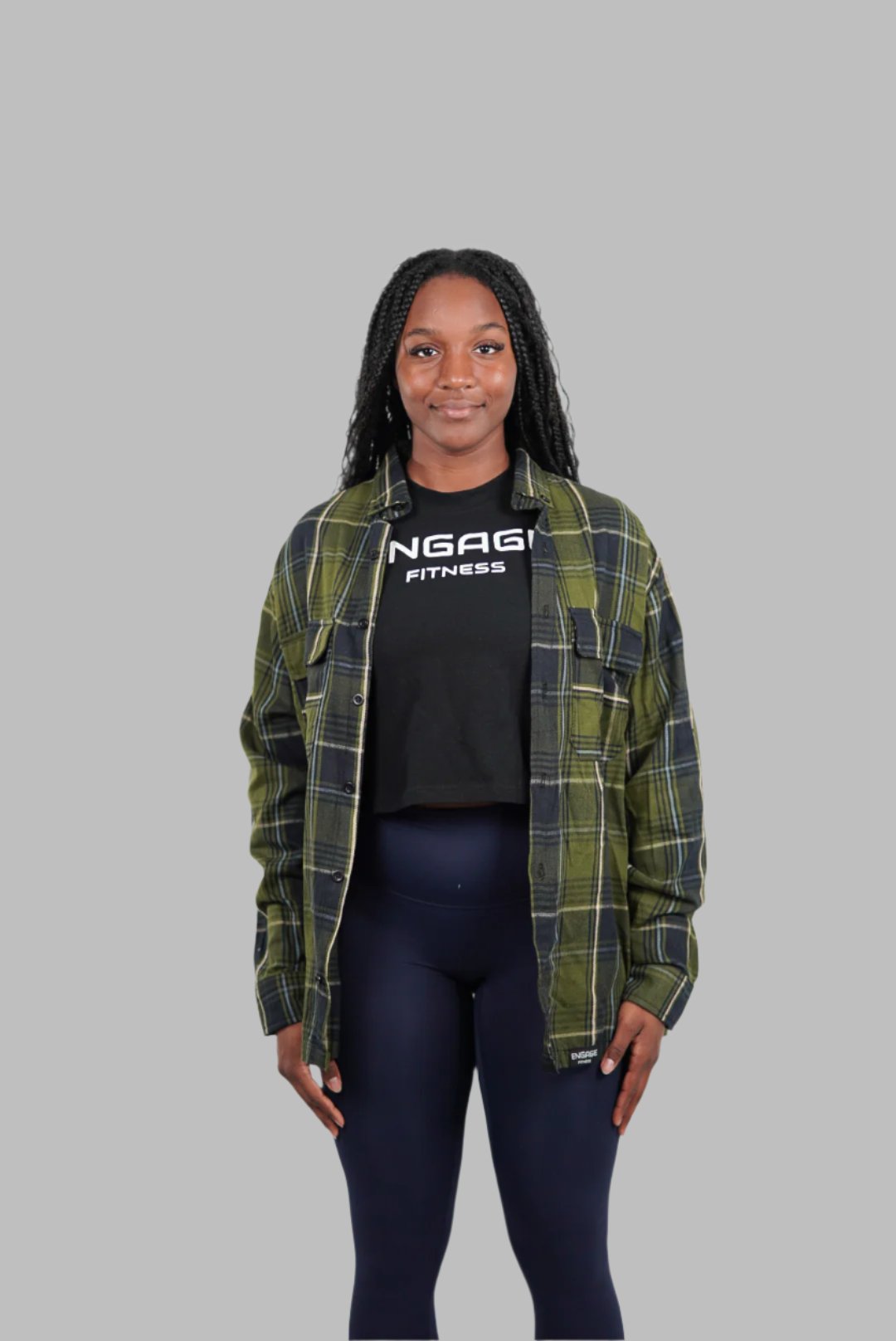 Classic Flannel Woodsy Green Unisex