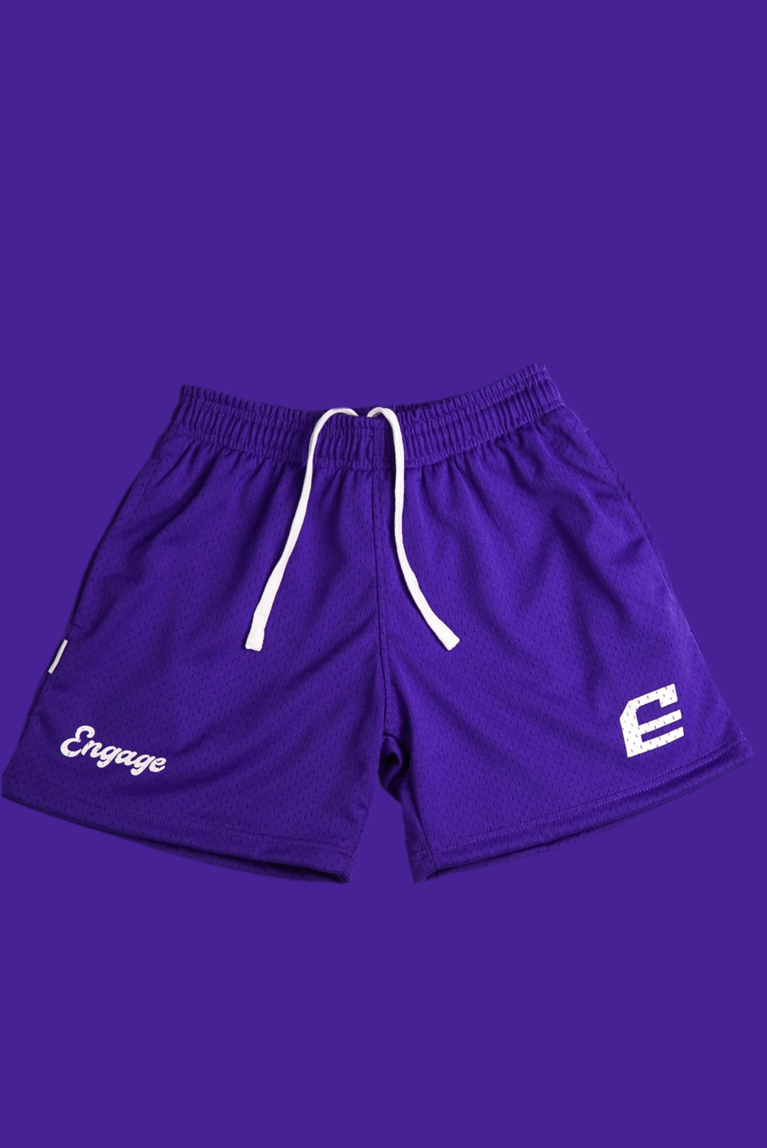 5" Mesh Court Shorts Electric Purple Unisex