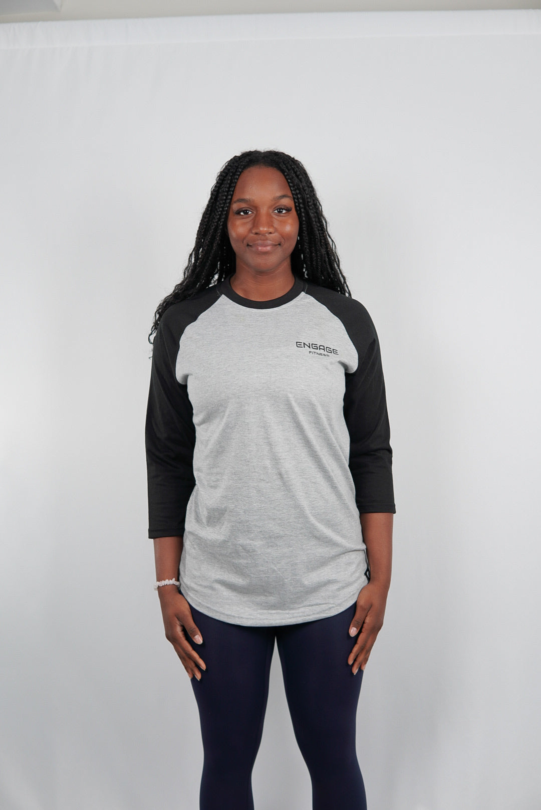 Unisex Premium Baseball Tee Black