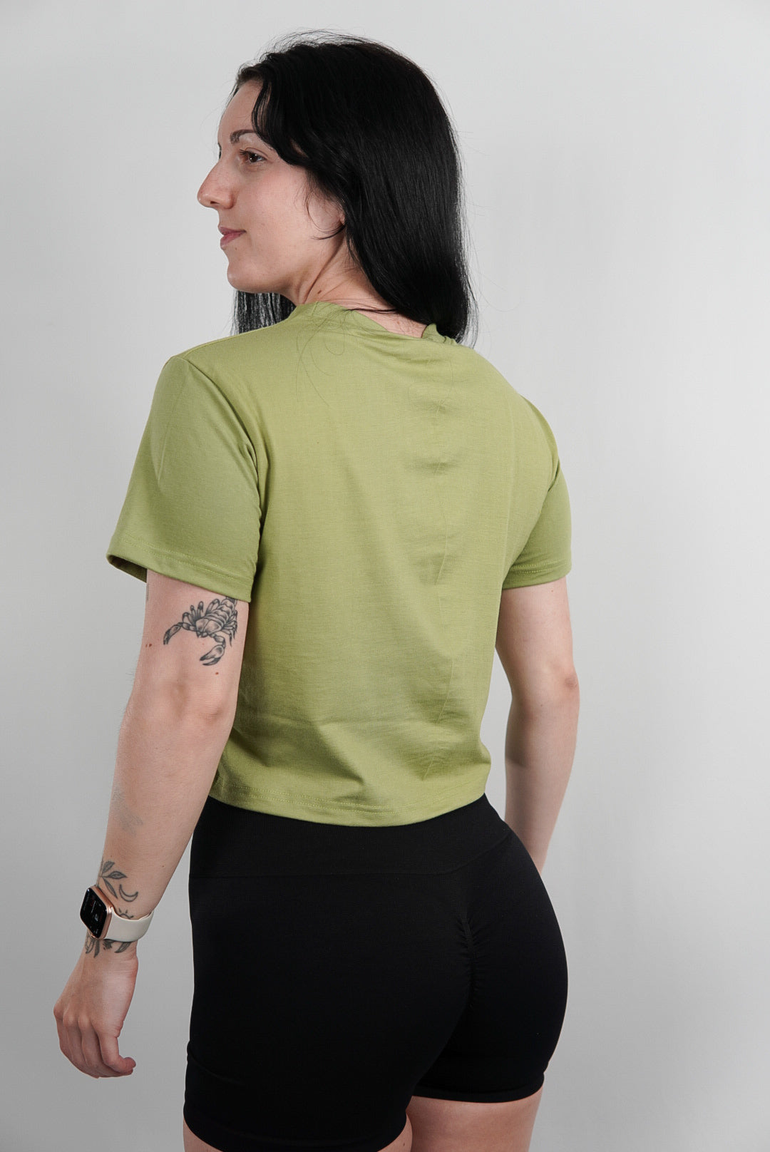 Female Cropped Tee Kiwi