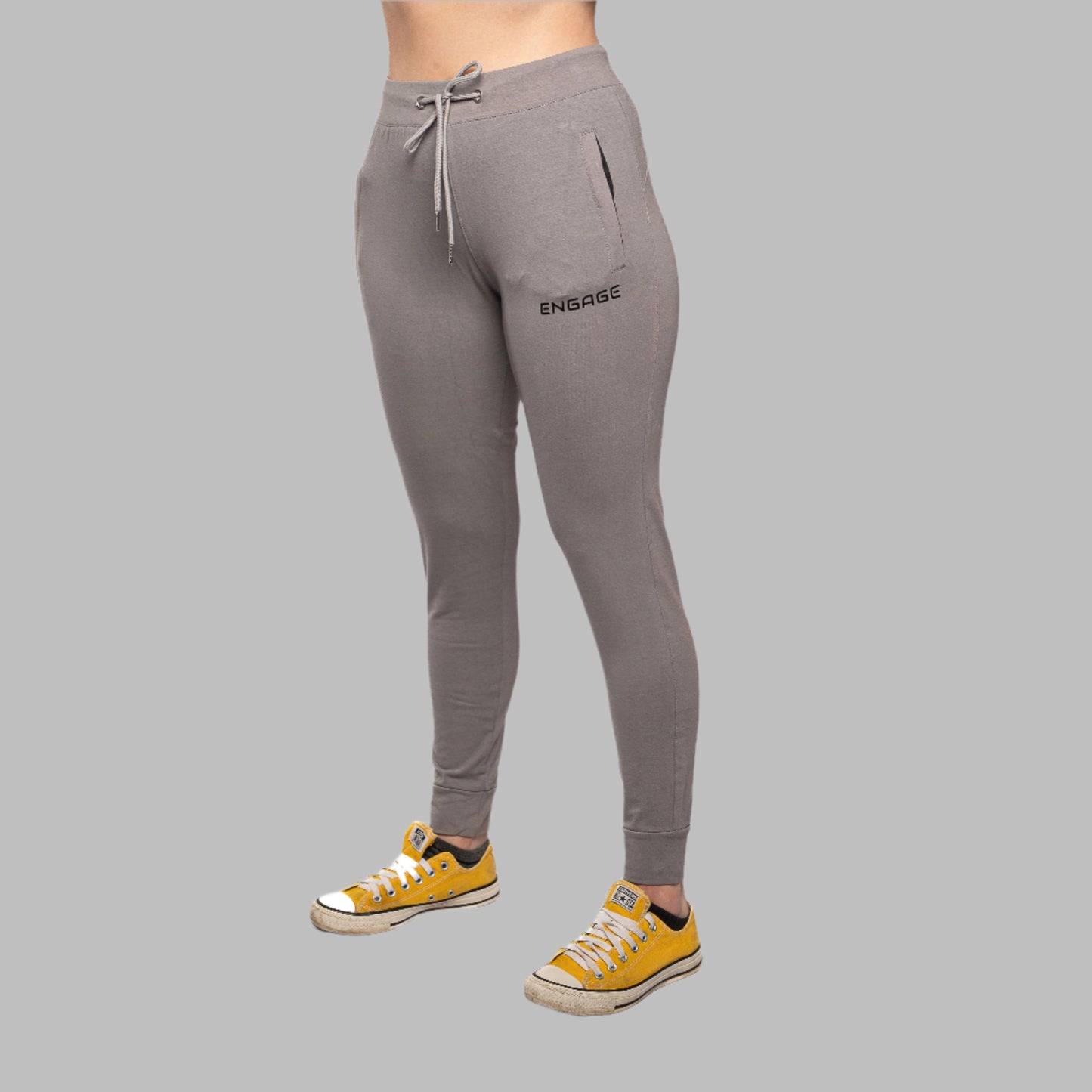 Female Premium V1 Joggers Steel Grey