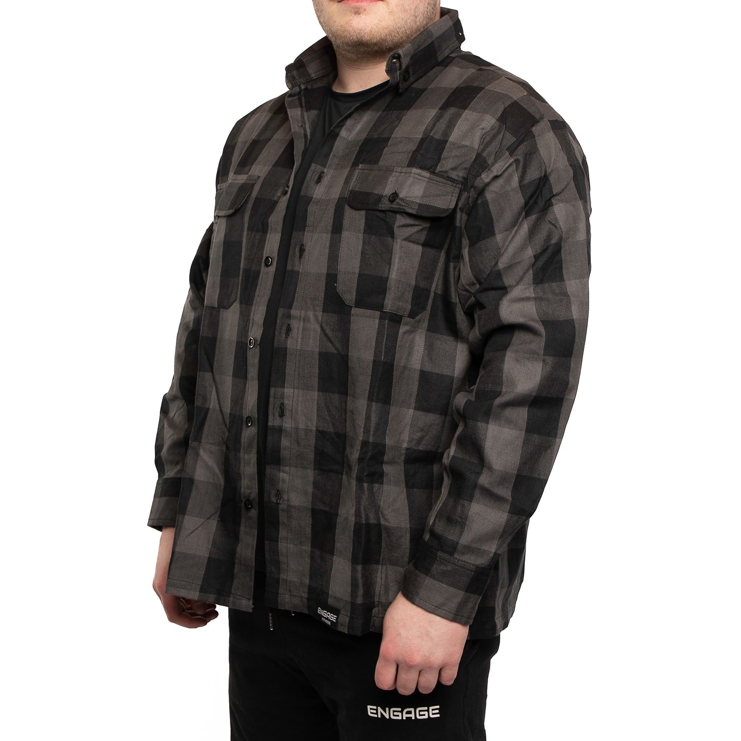 Classic Flannel Charcoal Unisex
