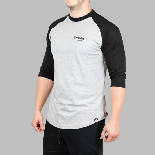 Unisex Premium Baseball Tee Black